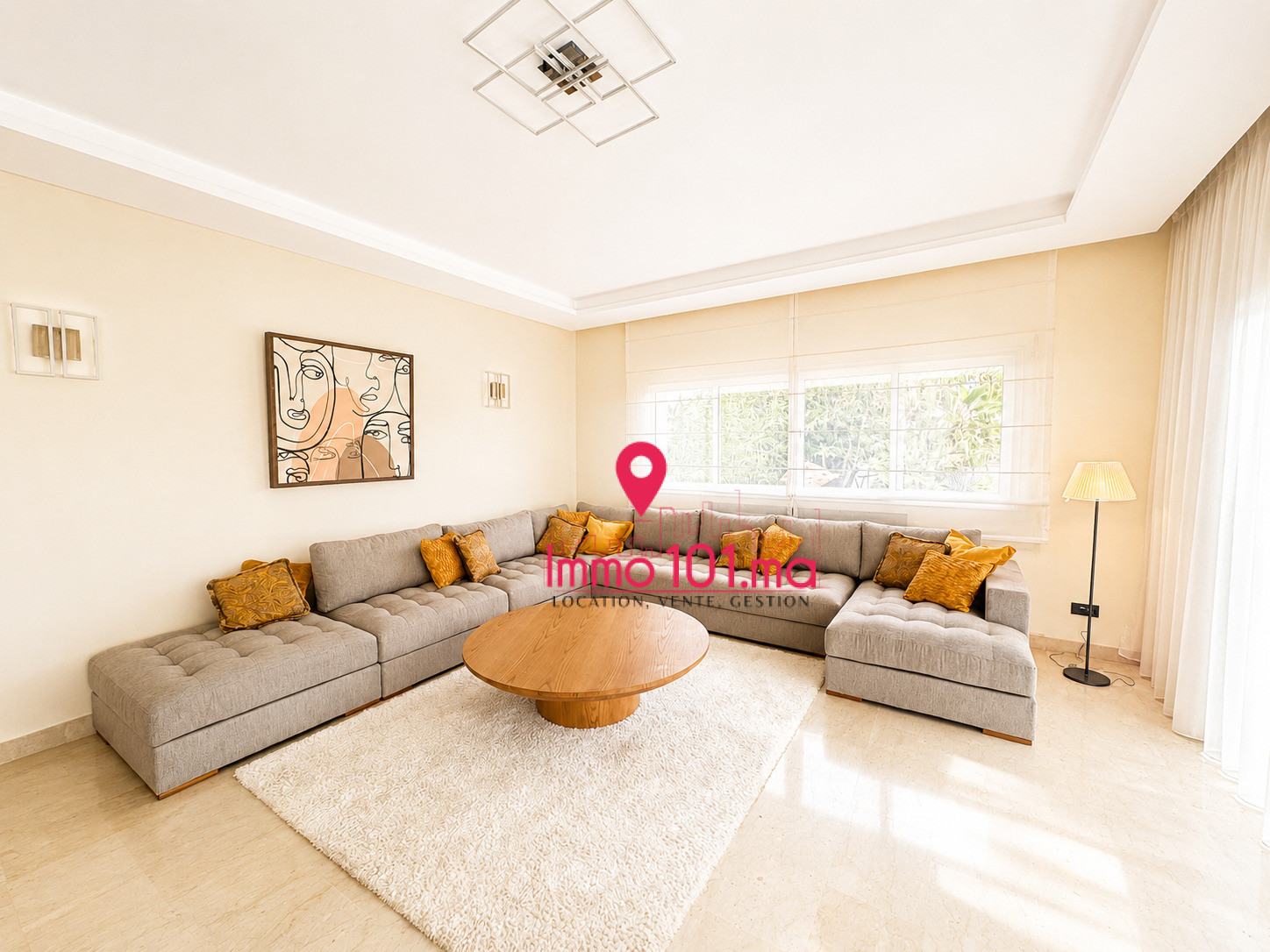 Location villa meublée plain-pied à Skhirat plage ZLLVM1675